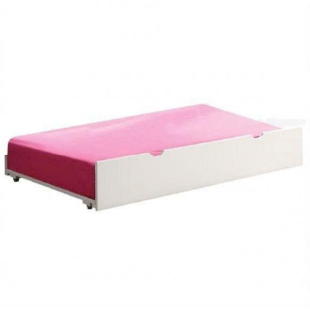 GK033 - White : Giường Kéo Phụ Sát Đất - Gầm Giường